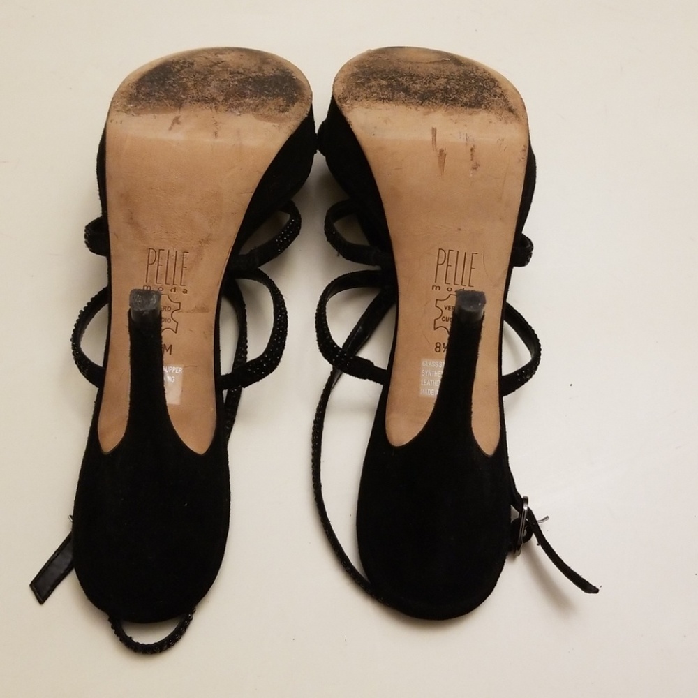 PELLE Moda black shoes 5" heel sz 8.5 M - Picture 3 of 5